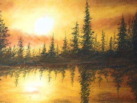 Golden Mist - Art Print Online