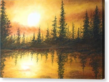 Golden Mist - Canvas Print Online Hot Sale