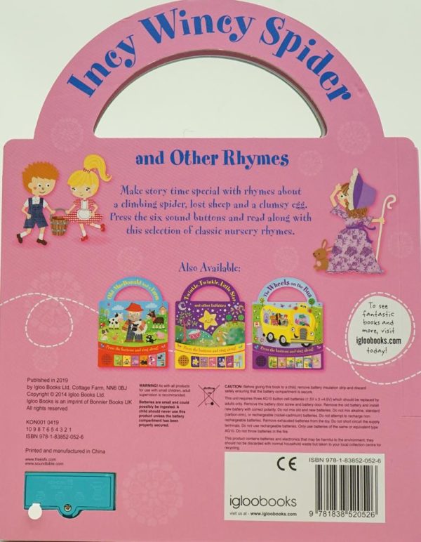 Carry Fun Sounds: Incy Wincy Spider And Other Rhymes For Cheap