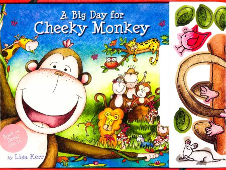 Day With Cheeky Monkey Book & Decal Set on Sale