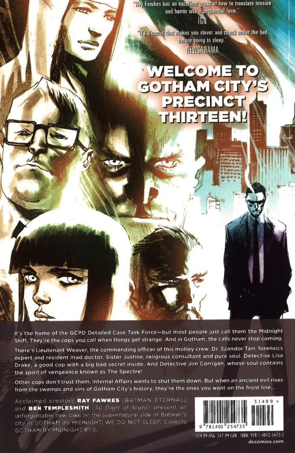 Gotham By Midnight Vol 1: We Do Not Sleep ( New 52) Online now