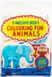 3 Awesome Books Colouring Fun Animals Supply