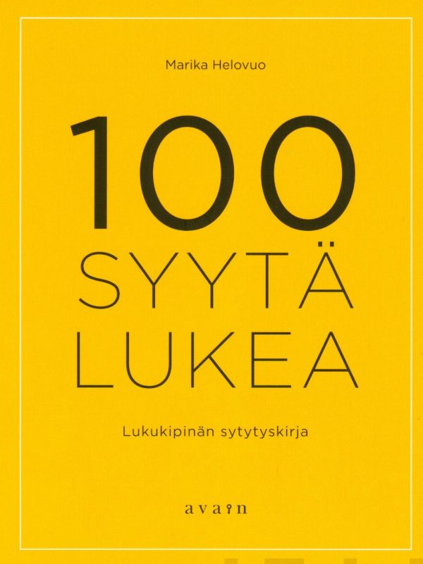 100 syytä lukea Online Sale