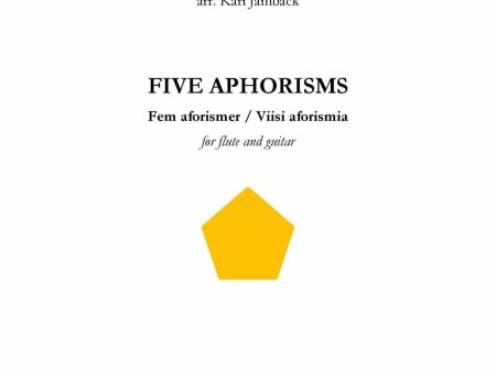 Five Aphorisms for flute and guitar - Score & parts For Discount