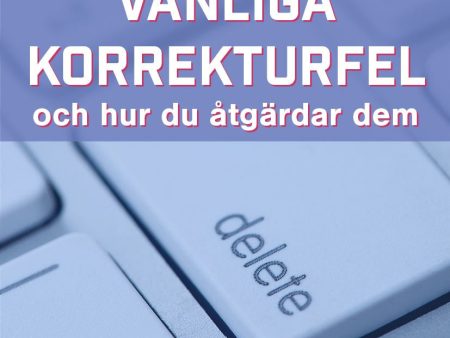 Vanliga korrekturfel – och hur du åtgärdar dem For Discount